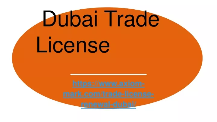 dubai trade license