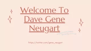 Dave Gene Neugart -  Use an Estate Agent Financial Adviser