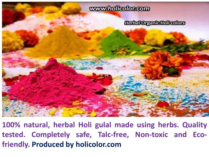 100 natural herbal holi gulal made using herbs