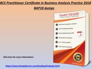 bcs practitioner certificate in business analysis