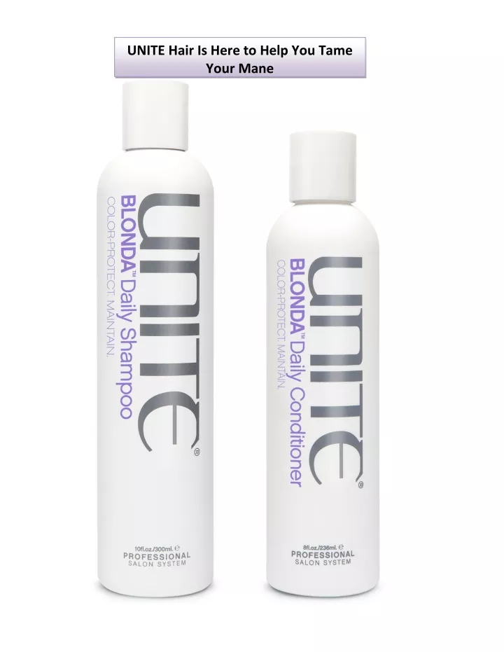 unite hair is here to help you tame your mane