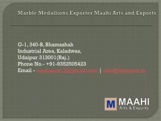 Marble Medallions Exporter Maahi Arts and Exports