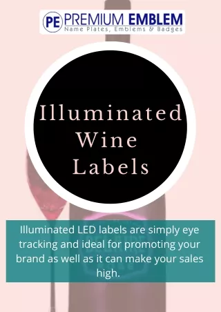 illuminated wine labels