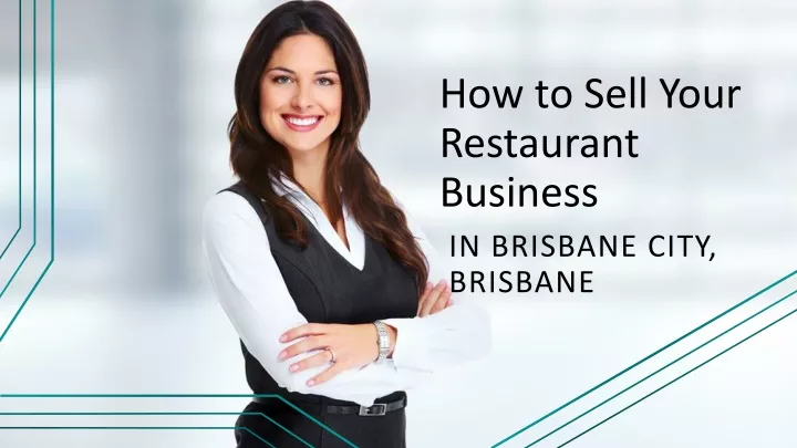 how to sell your restaurant business