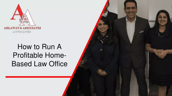 how to run a profitable home based law office