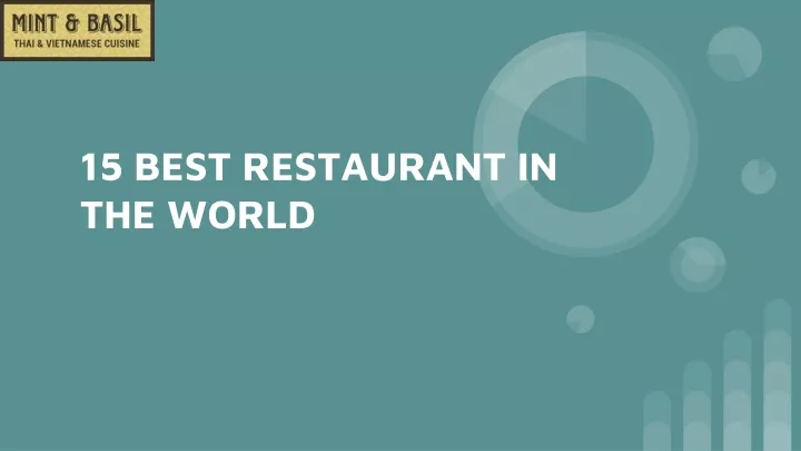 15 best restaurant in the world