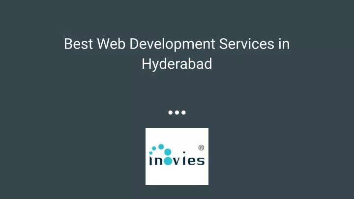 best web development services in hyderabad