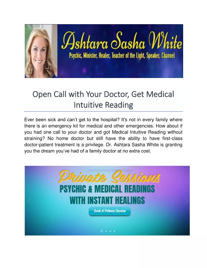 open call with your doctor get medical open call