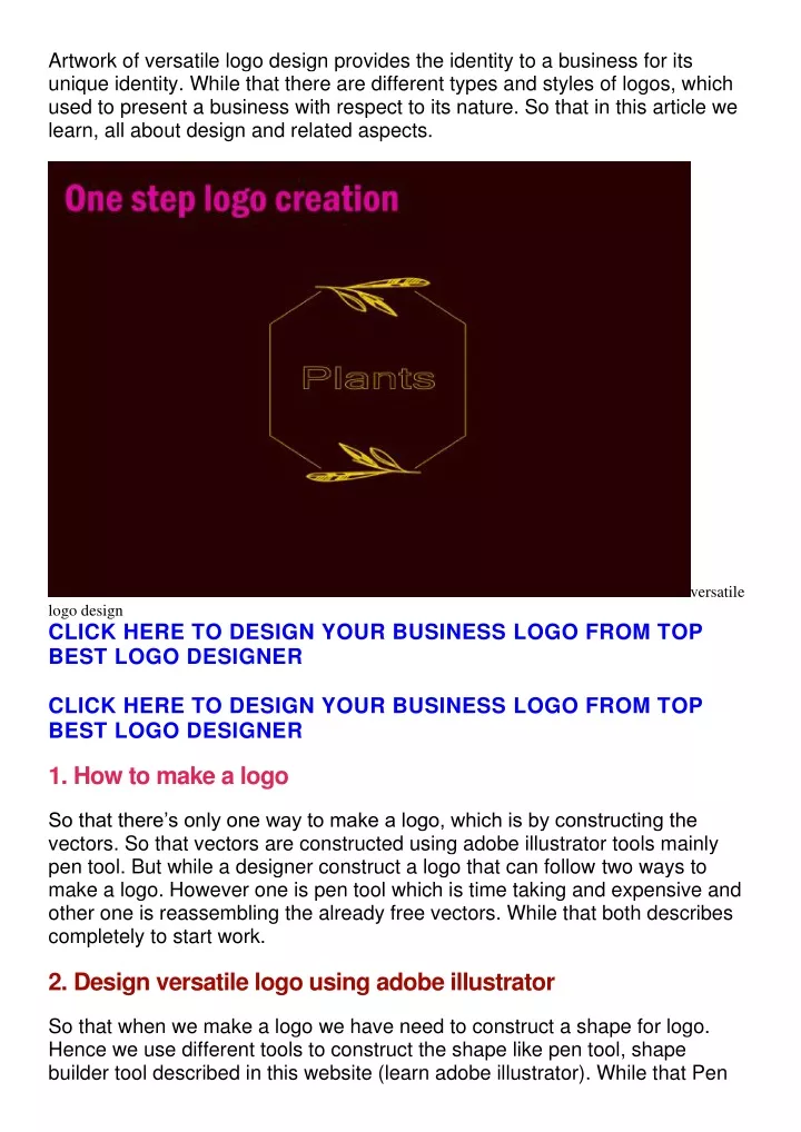 artwork of versatile logo design provides