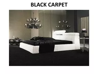 black carpet