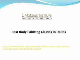 Best Body Painting Classes in Dallas