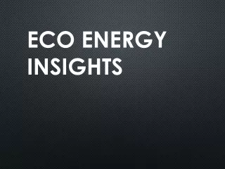 Time For Digital Transformation Of Building - EcoEnergy Insights