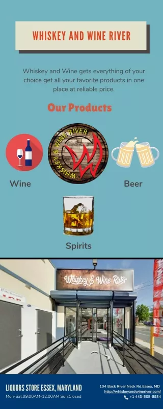 Visit Best Spirit Store in Essex MD – Whiskey and Wine River