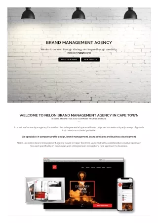 The #1 brand management agency in Cape Town | Nelon
