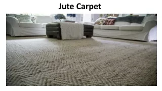j ute carpet