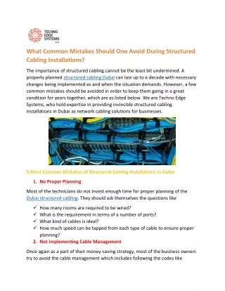 what common mistakes should one avoid during