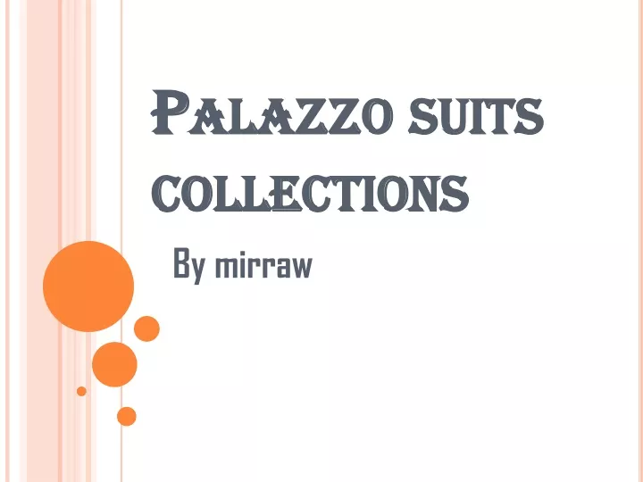 palazzo suits collections
