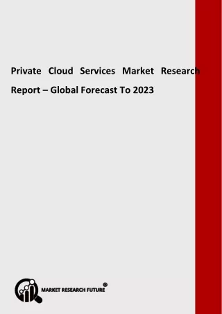 private cloud services market research report