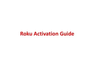 Use Roku.com/link for Roku Activation Guide