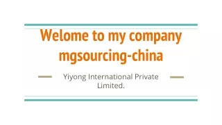 product sourcing company | mgsourcing-china