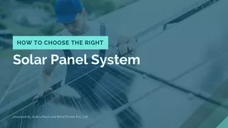 how to choose the right