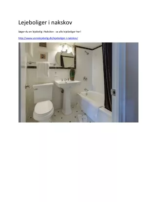 lejeboliger i nakskov