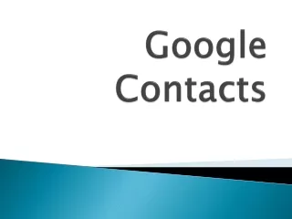 contact opnemen met google