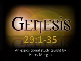 an exposi onal study taught by harry morgan