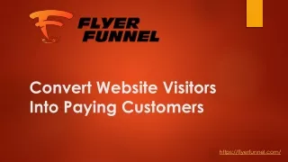 Convert Website Visitors Into Paying Customers