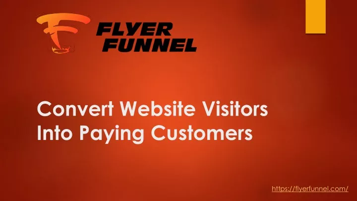 convert website visitors into paying customers