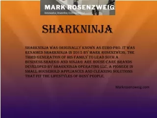 Markrosenzweig.com- Sharkninja