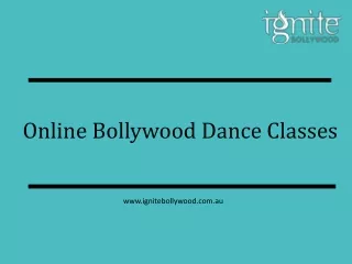 Online Bollywood Dance Classes