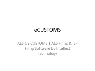 ecustoms