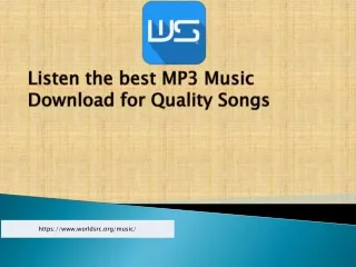 Worldsrc: Quality MP3 Music Download
