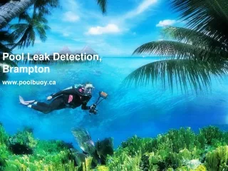 Pool Leak Detection, Brampton - https://www.poolbuoy.ca/