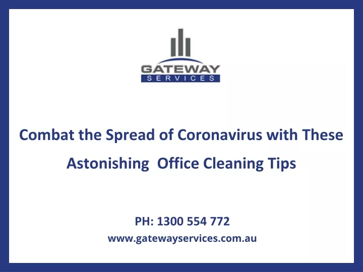 combat the spread of coronavirus with these