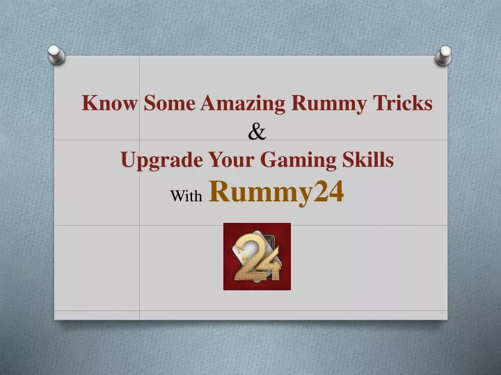 know some amazing rummy tricks upgrade your gaming skills with rummy24