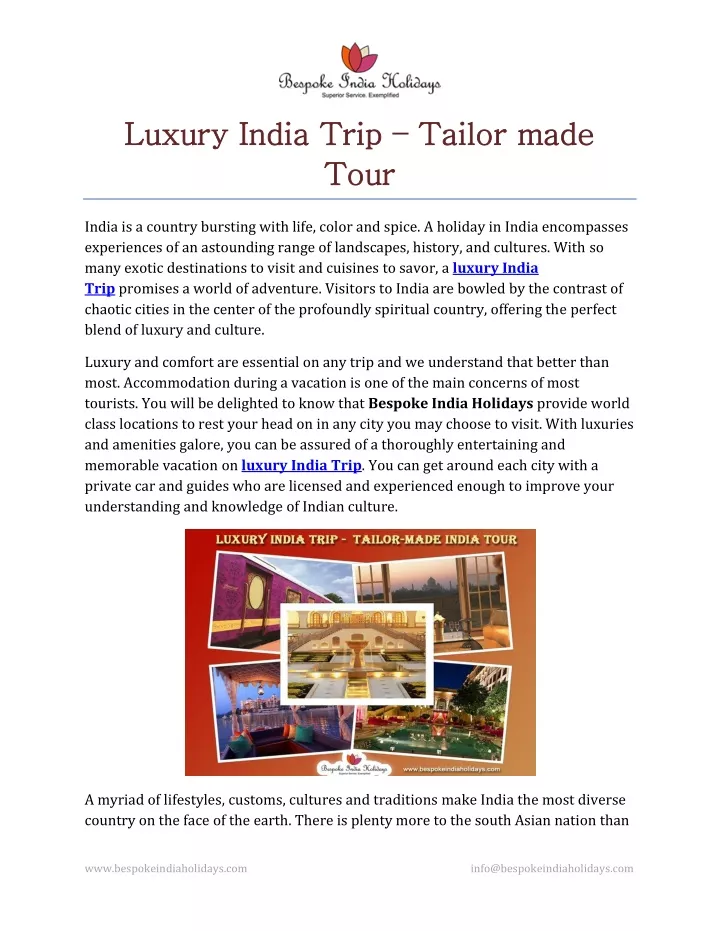 luxury india trip luxury india trip tailor made