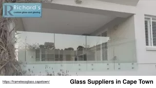 Glass Suppliers in Cape Town