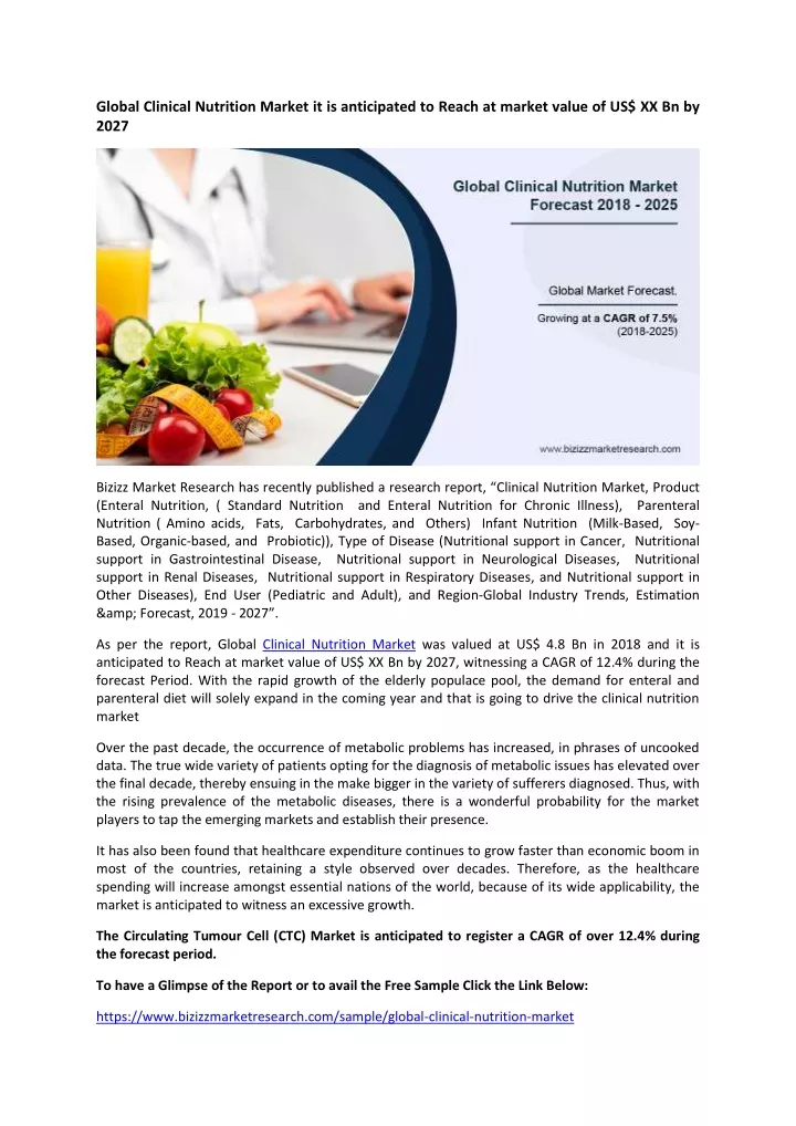 global clinical nutrition market