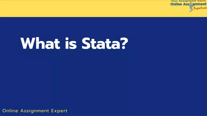 what is stata