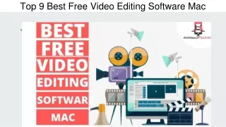 Best Free Video Editing Software Mac
