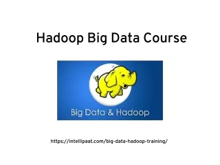 Big Data Hadoop Certification