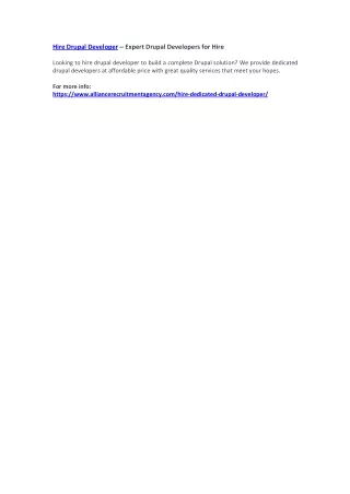 hire drupal developer expert drupal developers
