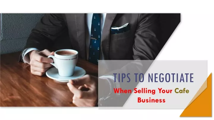 tips to negotiate