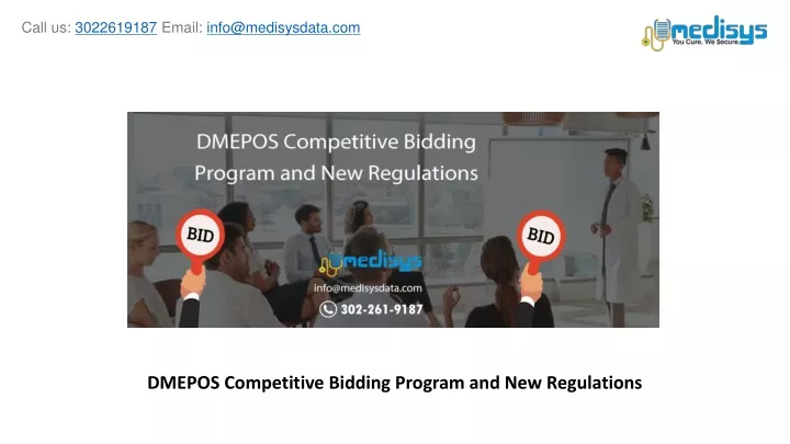 dmepos competitive bidding program and new regulations