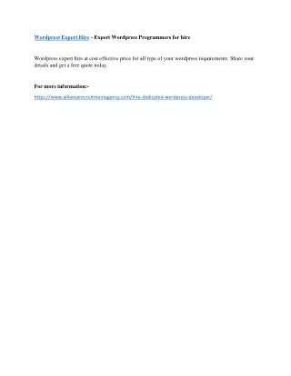 wordpress expert hire expert wordpress