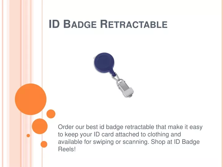 id badge retractable