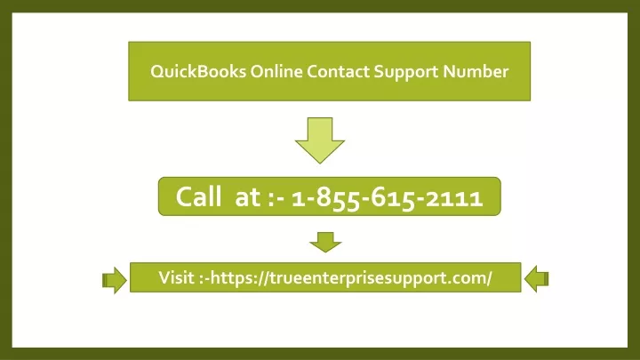 quickbooks online contact support number