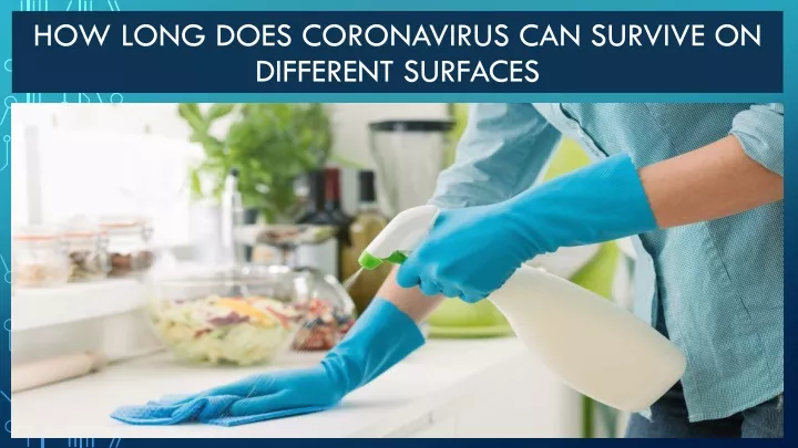 how long does coronavirus can survive on different surfaces